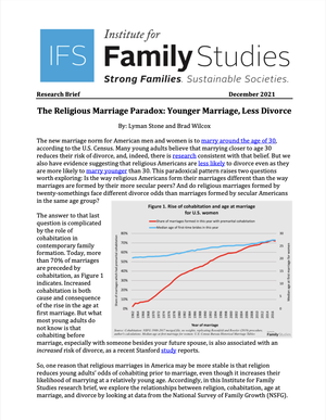 The Religious Marriage Paradox